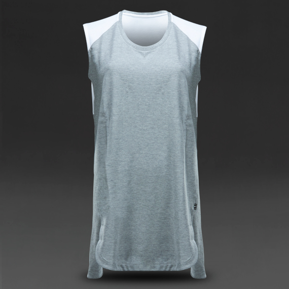 Nike Court Tee Dress Dark Grey Heather/White for Women